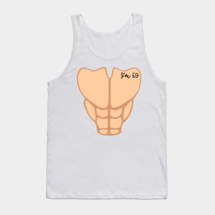 Six Pack I'm 59th Birthday Funny Men Tank Top